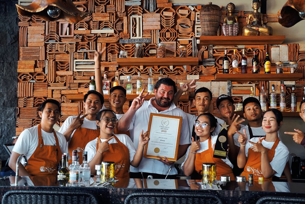 Chef Blake with the entire Spice by Blake team